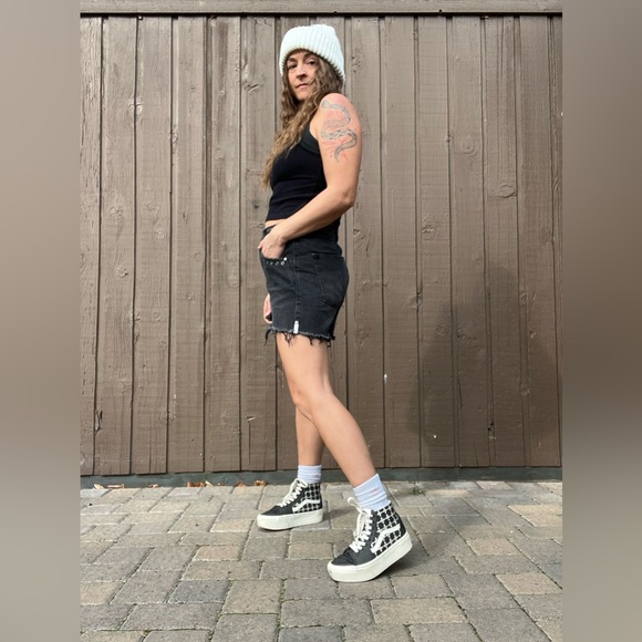 Vans Sk8 Hi Platform Sneakers Checkerboard Skate Shoes Women’s 6.5 - Picture 6 of 7